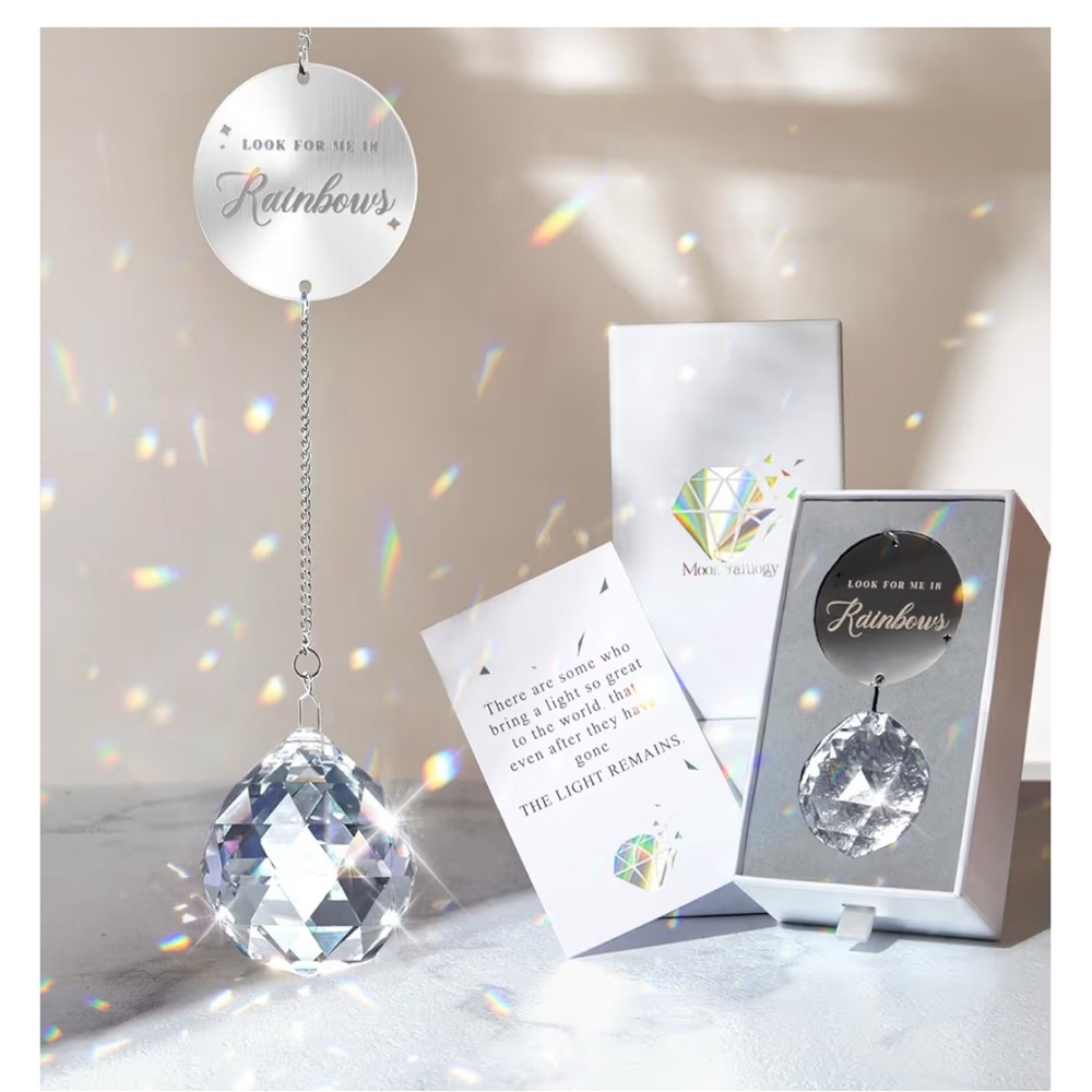 Remembrance Crystal Prism Suncatcher